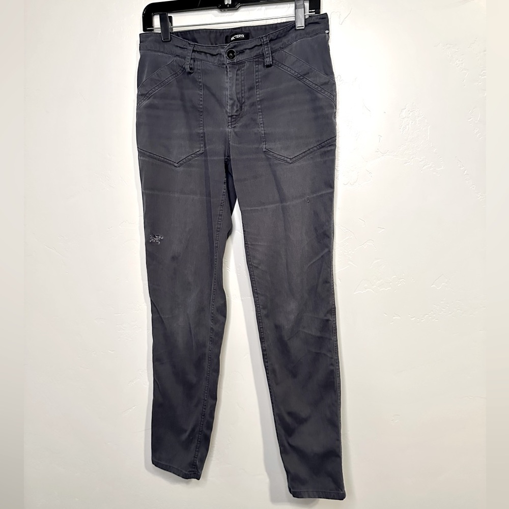 Arc’Teryx Pants Camden Chino Lightweight Outdoor Hiking Style GRAY SZ 6 - Picture 2 of 16